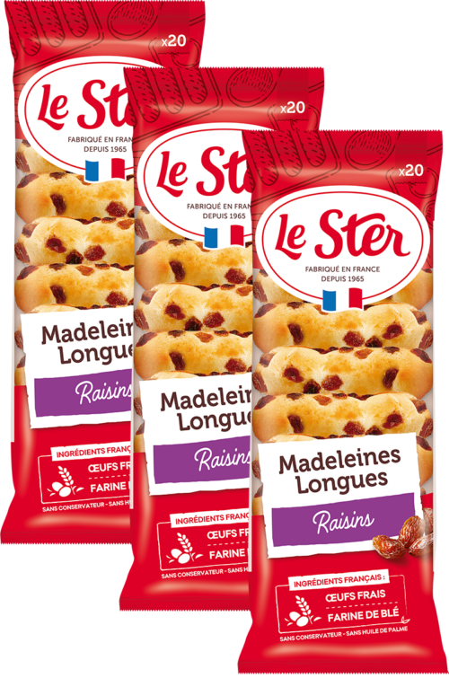 Le Ster - Madeleines Longues Raisins