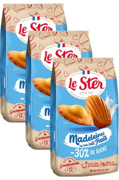 Madeleines au Lait Frais