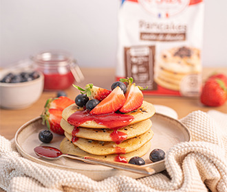 Pancakes aux pépites de chocolat le Ster