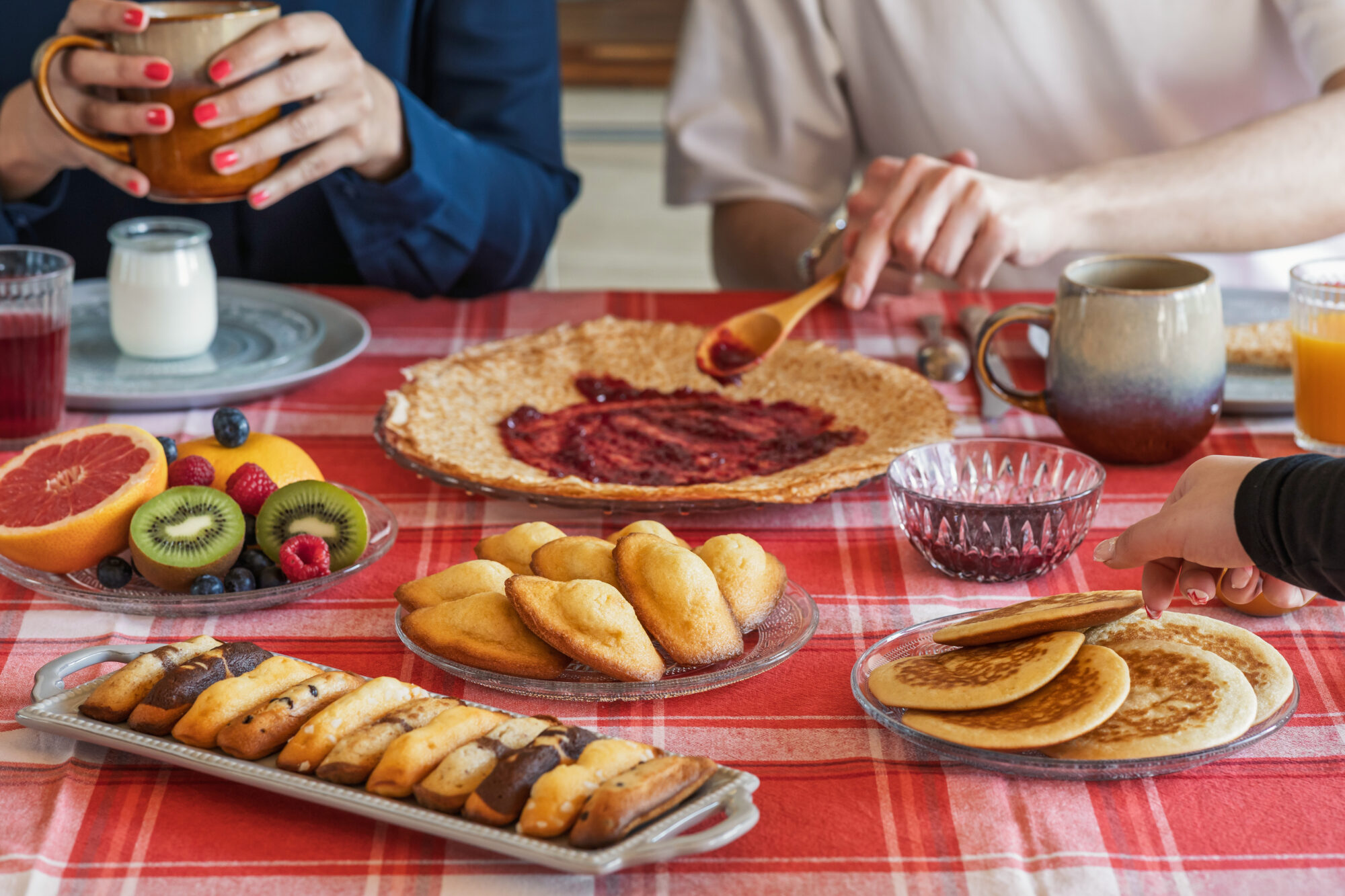 Le ster madeleine longues, madeleine -30% de sucre, pancakes
